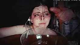 Emo Bondage Whore Faces Tied And Punished With Piss
