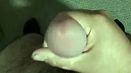 i masturbate my young cock with intense handjob strokes