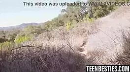 Three Teens Fuck Friend One By One In Woods