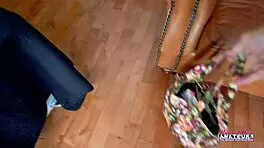 Petite blonde bonnie wolf experiences pussy banging and cum swallowing in amateur group scene