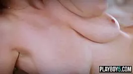 Big natural boobs teen model showcases luscious curves in softcore photoshoot