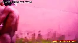 Slim amateurs and pornstars ride African big cocks in cowgirl threesome