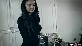 Cutthroat young woman outsmarts coworker with blowjob and doggystyle after work