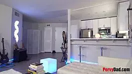 Hey, bratty teen jade nile comes home from party and fucks