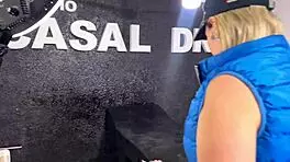 Young girl gets tattoo on tight ass, tattooist masturbates her to first orgasm