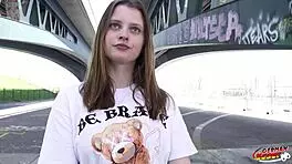 German skylar sweet feels intense emotions during first anal sex