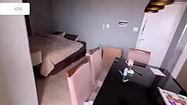 Latina babe amberzinha debuts rough home fuck in new apartment