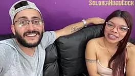 Beautiful girl breaks in with spectacular blowjob and cum swallowing