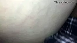 Petite teen gets deep creampie in pov missionary position