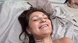 Blogger step-bros bathroom prank backfires, step-sis catches and fucks him.