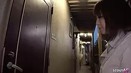 Petite Nymphomaniac Japanese Teen Seduces Neighbor To Uncensored Cheating Creampie Fuck In Japan