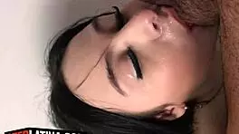 Tiny Latina Teen 18+ Stepbae Tight Pussy Stretched by Big Cock Stepdad