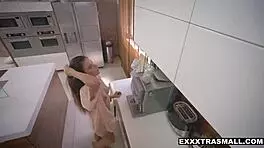 Anita Bellini shares her petite pastry in the messy kitchen.