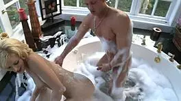 Ally Fucks Her Lover In The Bath!