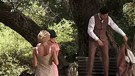 Madelyn marie and natasha marley, ready for outdoor threesome?