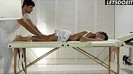 Erotic Massage Turns Intense Anal Sex For Teen Liya Silver