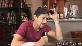 Throating tiny 18+ teen rides