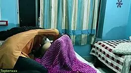 Indian Couple's Hardcore Sex with Sexy Wife and Young Husband