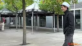 Simone K teases hat and cock with blowjob fingering