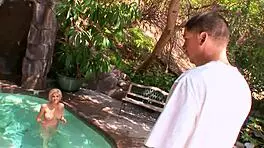 Blonde cutie Victoria White feels deepthroat riding pleasure