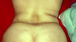 Dominican bbw sucks chubby guy's cock gets fucked doggy