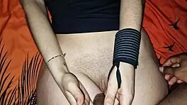 Discovering the pleasures of a tight virgin encounter in a homemade setting