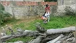 Young Woman Leaves With Desire And Goes To Abandoned House