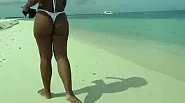 Followed her for public ass