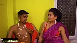 young raja babu fucks beautiful maid's pussy and ass with monster cock in his chamber passionately!