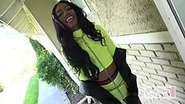 Petite fuck toy Chenal Skye takes Bryan Gozzling's meat up her ass intensely