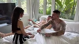 Petite Latina Gets Double Anal And Creampie By Two Cocks - Mells Blanco