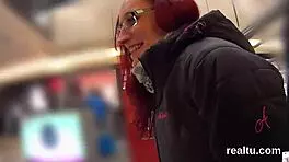 Flawless czech cutie teased in hypermarket and nailed in pov