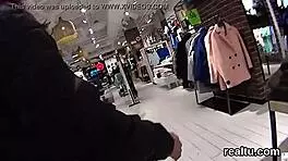 Flawless czech cutie teased in hypermarket and nailed in pov