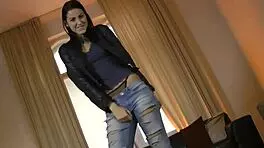 The Young Teen Sucks Old Man's Monster Cock In Hardcore Pov, Wearing Stockings And Shoes!