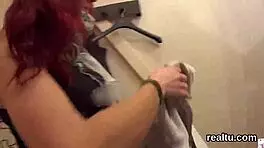 Flawless czech cutie teased in hypermarket and nailed in pov