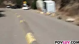 Sweet teen Casi James enjoys hardcore blowjob and riding