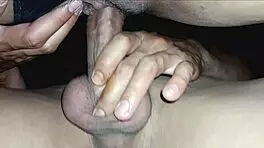 This Mature Woman Is Lying On The Couch At Home, Getting Her Ass Fucked By A Young Guy