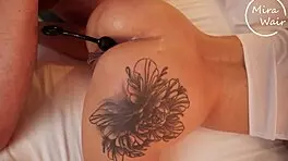 Anal pleasure intensifies with blindfold and vibrator domination