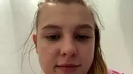 Extreme locker room masturbation