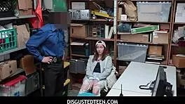 cute teen caught shoplifting leads to intense fucking
