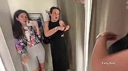 Two Horny Bitches in Public Locker Room.