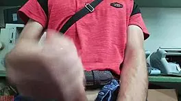 This time I masturbated at my desk