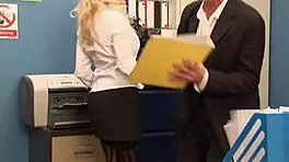 Stacey and syren in lingerie get fucked hard at interviews