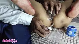 Desi big pussy anal village girl से bedroom sex में rubbed!