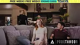 caught the furious milf fucking the petite redhead on security cam