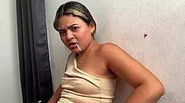 Curiosity Turns Cute Teen Into Cum-Filled Facial Adventure