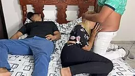 Movie night with best friend, I fuck his Latina girlfriend