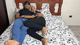 Movie night with best friend, I fuck his Latina girlfriend