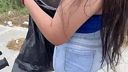 poor little 18+ bitch gets fucked for a bag of bottles chibola fucks for plastic bottles real homemade 18 years old