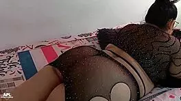 the milf waits to show her big ass and suck cock